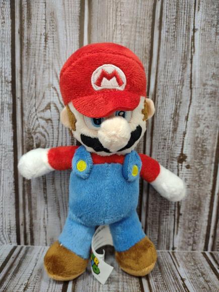 Super Mario Brothers 8" Mario Plush Doll Stuffed Figure Toy - Picture 1 of 4